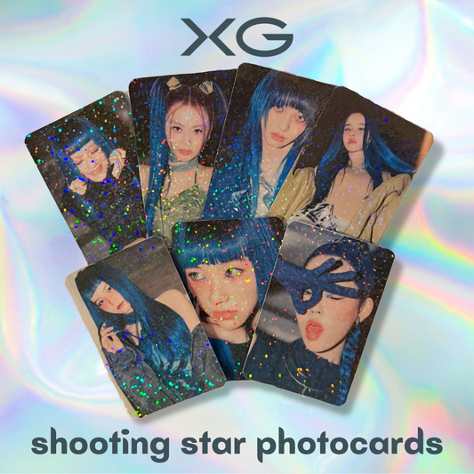 XG Shooting Star photocards