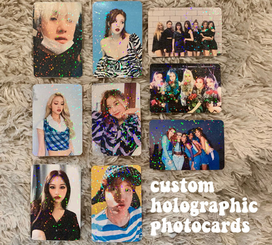 Custom Holographic Photocards