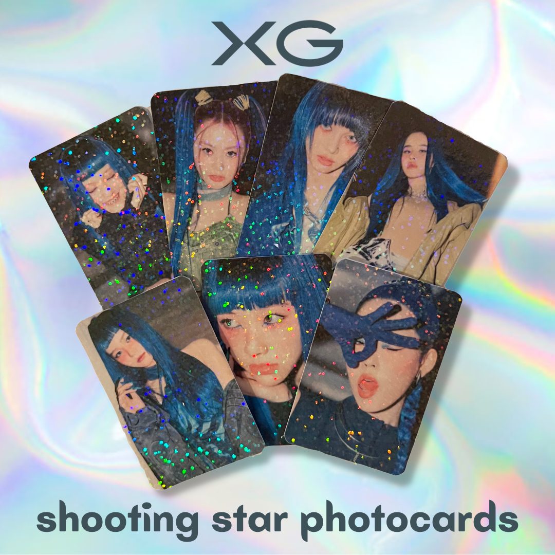 XG Shooting Star photocards